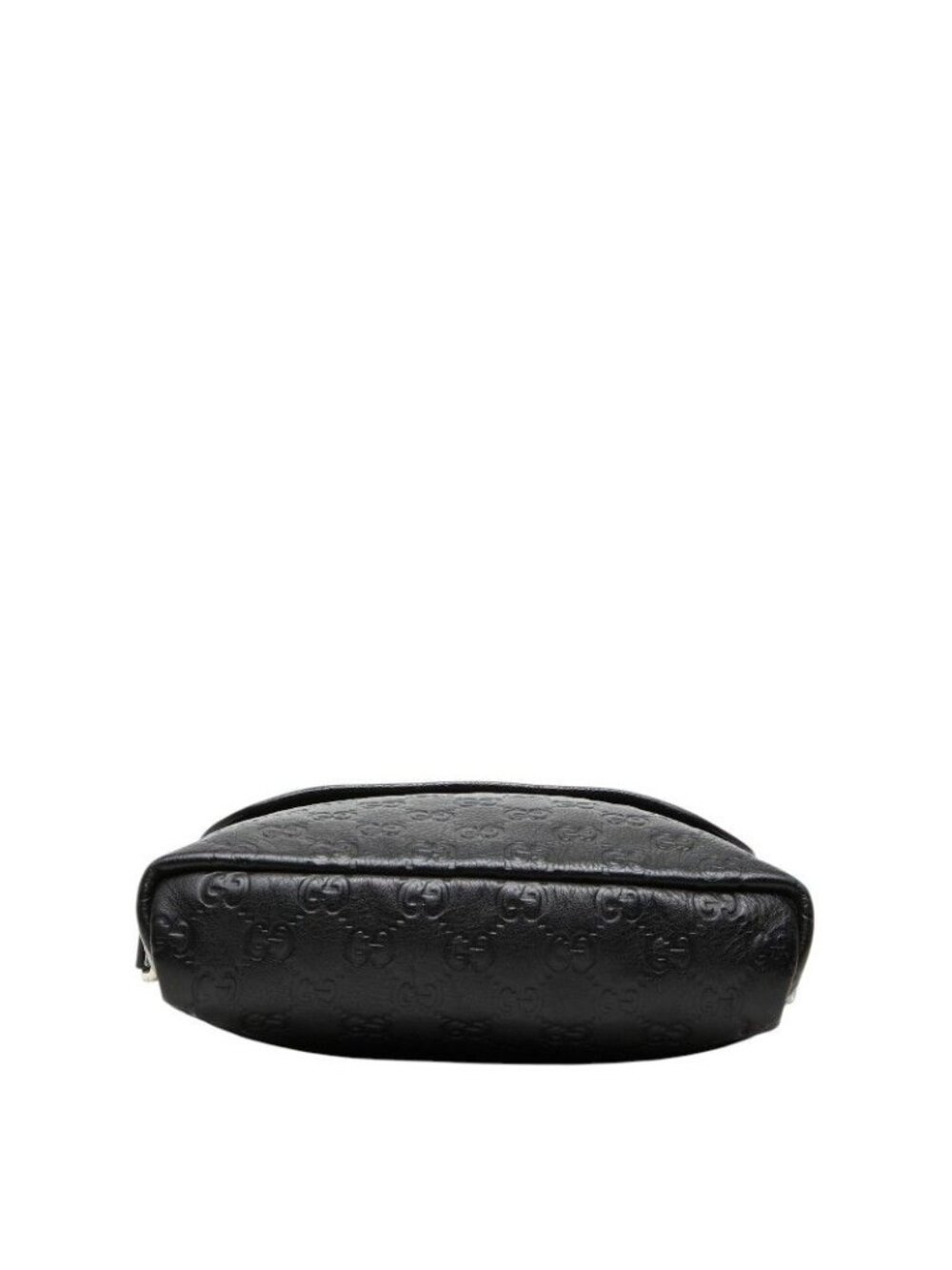 Gucci Guccissima Crossbody Shoulder Bag Black Leather - Picture 3 of 10